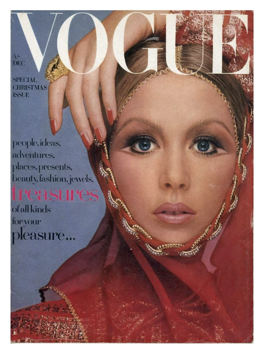 The December 1969 Cover of British Vogue Magazine.